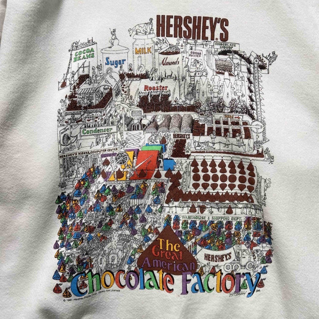 HERSHEY’S KISSES スエット USA製  JERZEES Mサイズ