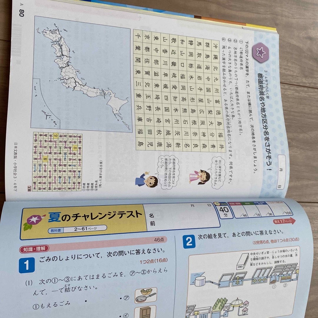 教科書ぴったりテスト社会３・４年下 日本文教版小学社会完全準拠 エンタメ/ホビーの本(語学/参考書)の商品写真