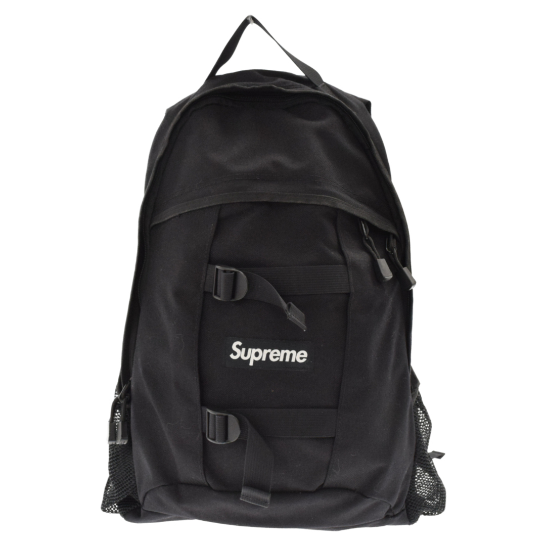 SUPREME シュプリーム 14SS BACK PACK コーデュラナイロン ロゴプリント バックパック リュック ブラック | フリマアプリ ラクマ