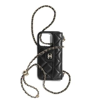 シャネル(CHANEL)のnon様専用 シャネル iPhoneケース 14pro アイフォン チェーン(iPhoneケース)