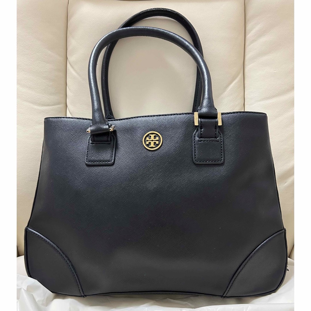 美品TORY BURCH マックグロー トートバッグ タッセル ブラウン　大容量