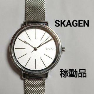 スカーゲン(SKAGEN)の稼動品 デンマーク製 SKAGEN レディース 腕時計(腕時計)