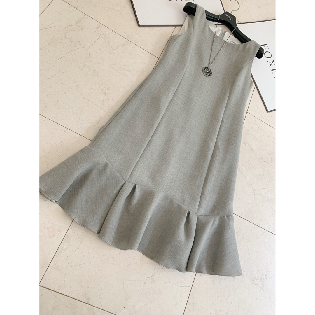 FOXEY Dress Noble Gray | srisolamalaipc.ac.in