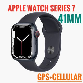 Apple Watch - Apple Watch Series7-41mm GPSセルラーミッドナイトの