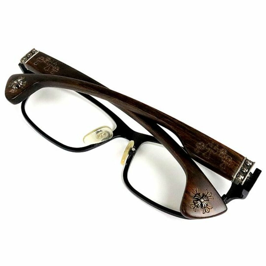 Chrome Hearts - 銀座店 クロムハーツ THOBRIWG ウッド メガネ 度入り