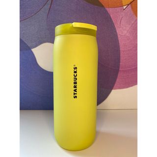 スターバックス(Starbucks)の北米　スタバ　マットイエロー　ステンレス製　水筒　12oz/345ml(弁当用品)