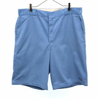 ディッキーズ(Dickies)のディッキーズ ロゴワッペン ワークショートパンツ ブルー Dickies メンズ 【中古】  【230726】(ワークパンツ/カーゴパンツ)