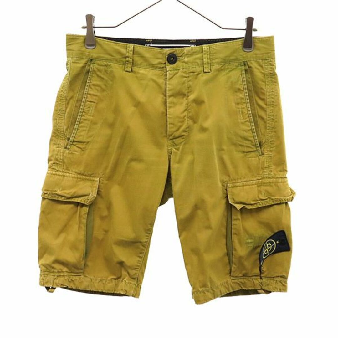 ストーンアイランド ロゴワッペン カーゴショートパンツ イエロー STONE ISLAND メンズ 【中古】 【230726】 | フリマアプリ ラクマ