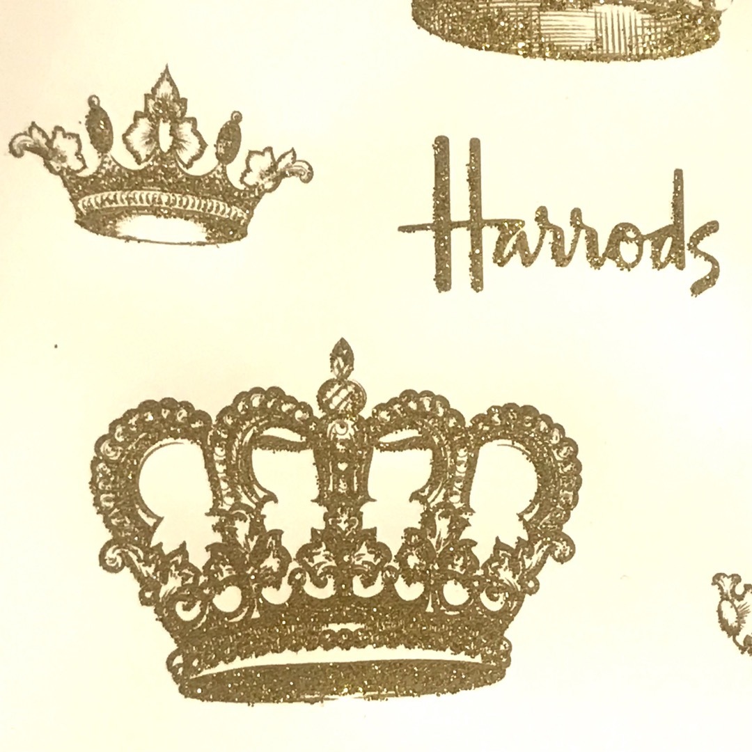イギリス購入【新品未使用】ハロッズ　トートバッグ王冠　エリザベス女王