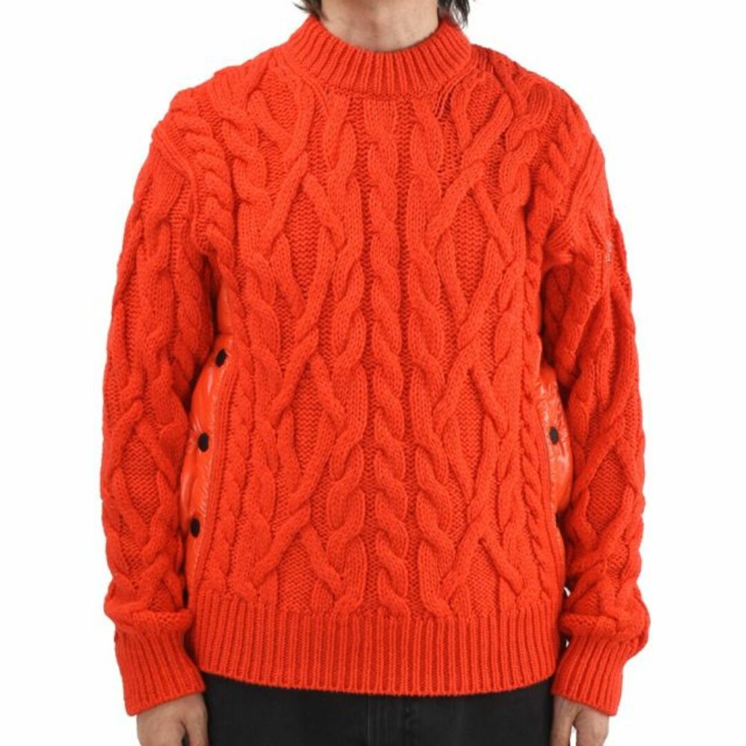 MONCLER(モンクレール)の【ORANGE】モンクレール ケーブルニット  メンズのトップス(ニット/セーター)の商品写真