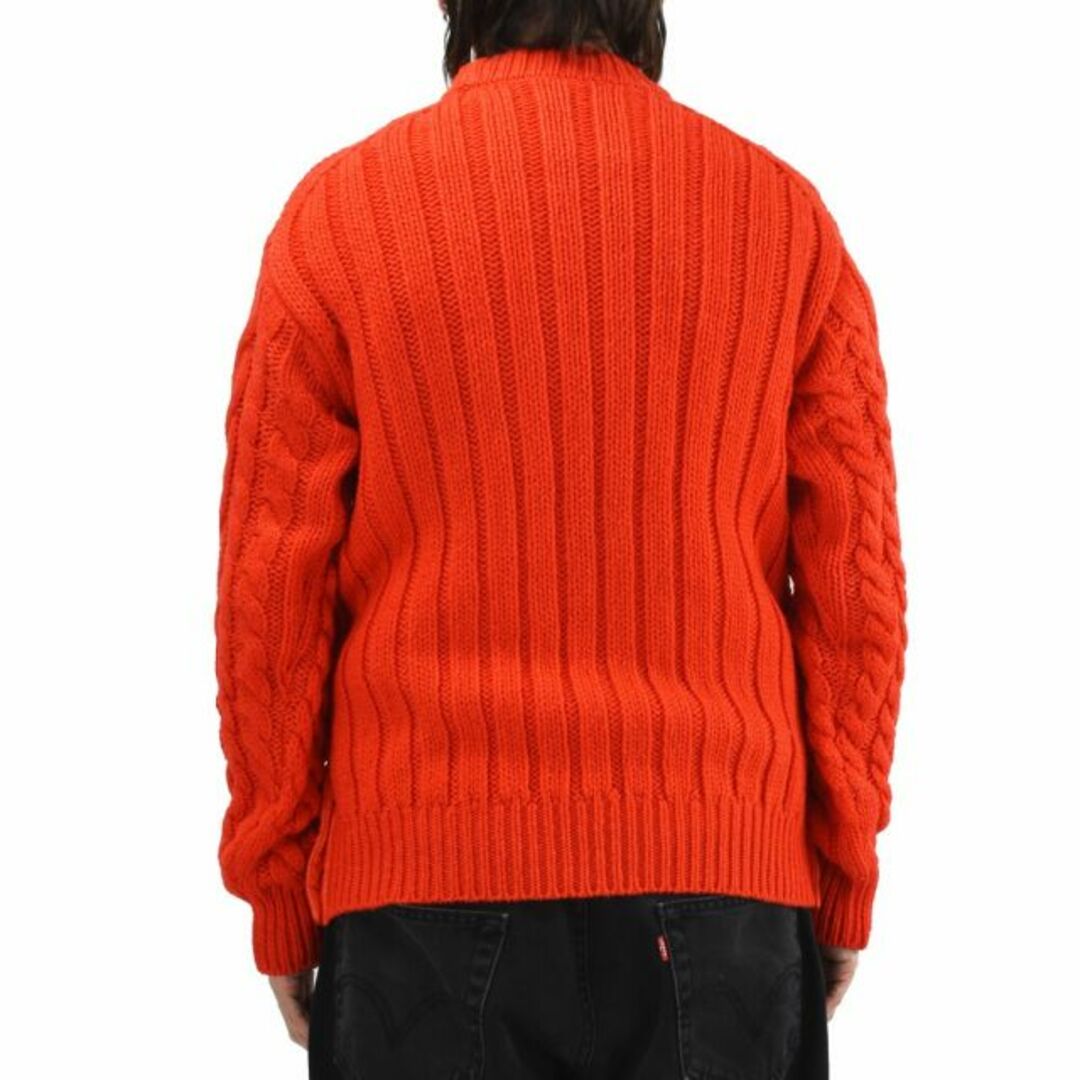 MONCLER(モンクレール)の【ORANGE】モンクレール ケーブルニット  メンズのトップス(ニット/セーター)の商品写真