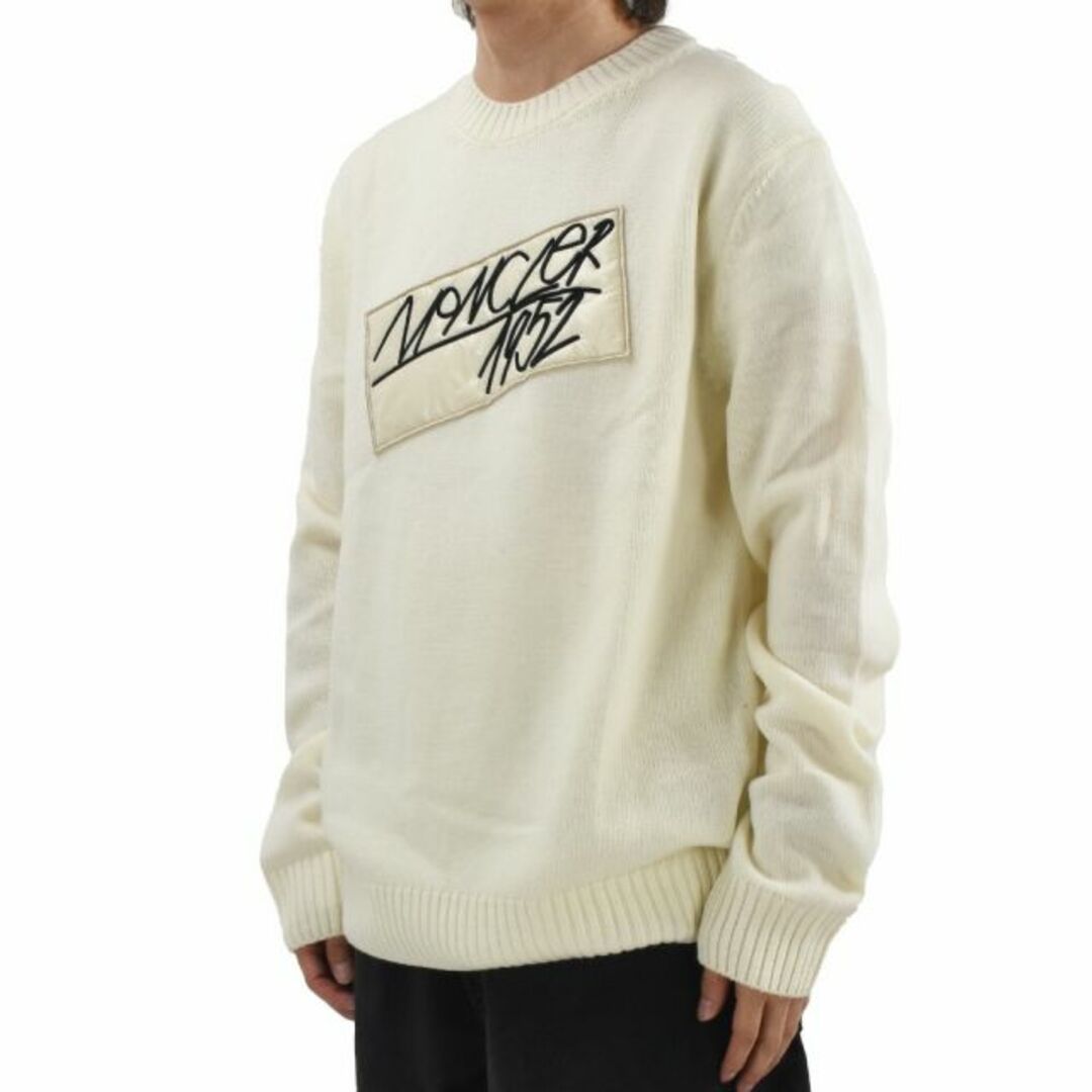 MONCLER(モンクレール)の【WHITE】モンクレール ウールセーター メンズのトップス(ニット/セーター)の商品写真