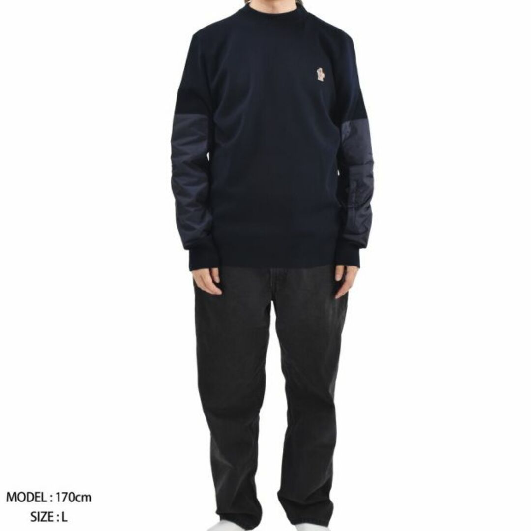 MONCLER(モンクレール)の【DARK NAVY】モンクレール ウールセーター  メンズのトップス(ニット/セーター)の商品写真