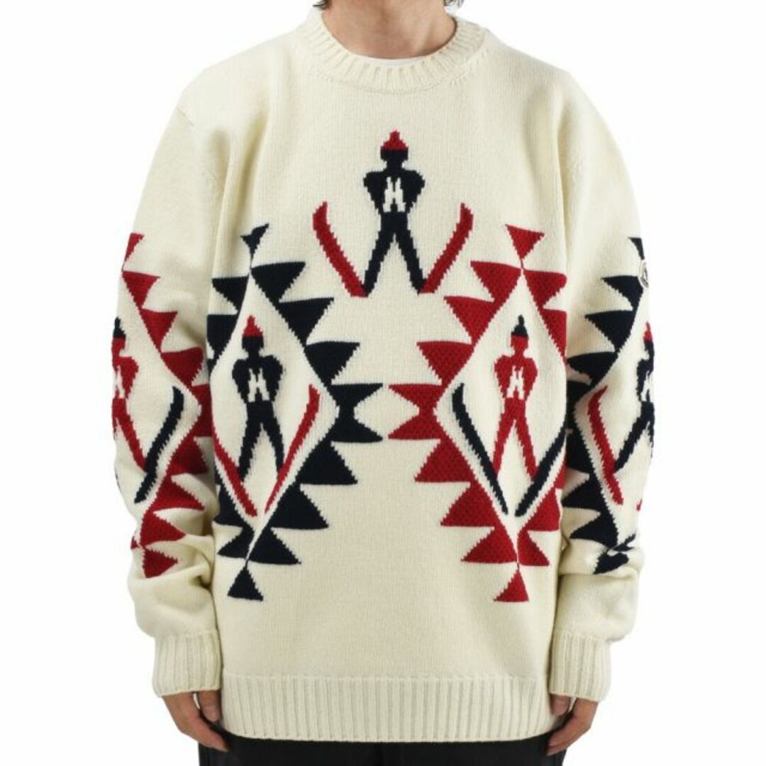 【WHITE】モンクレール ウールセーター | フリマアプリ ラクマ