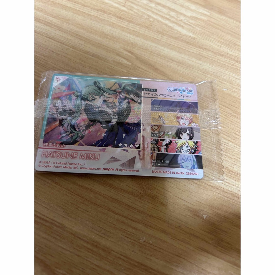 SEGA(セガ)のプロセカ　ウエハース　第五弾　初音ミク エンタメ/ホビーのアニメグッズ(カード)の商品写真