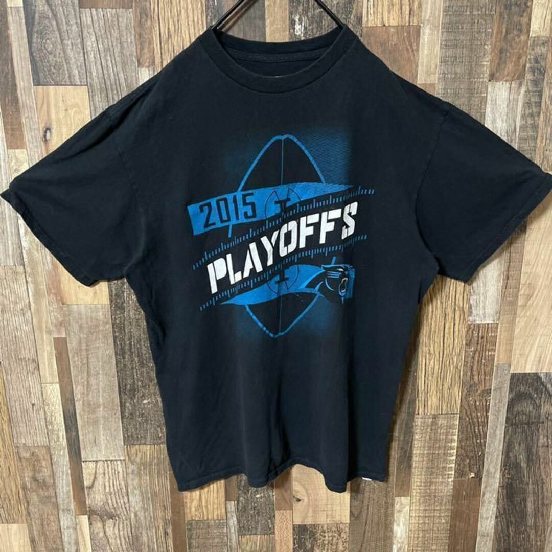 NFL アメフト チームロゴ メンズ ブラック L  半袖 Tシャツ