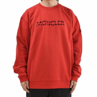 モンクレール MONCLER ロゴ スウェット トレーナー スエット赤