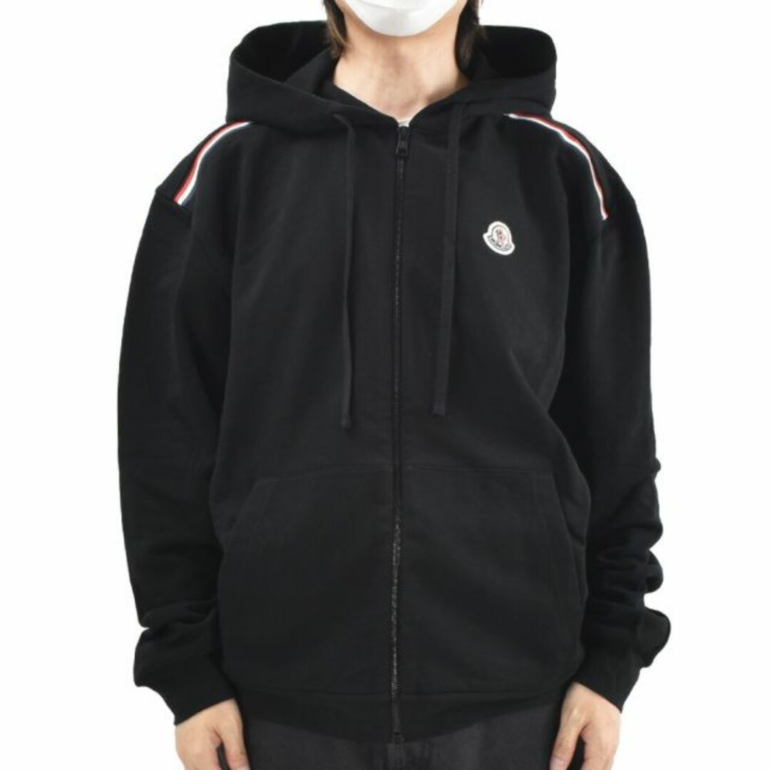 MONCLER(モンクレール)の【BLACK】モンクレール ジップアップパーカー  メンズのトップス(パーカー)の商品写真