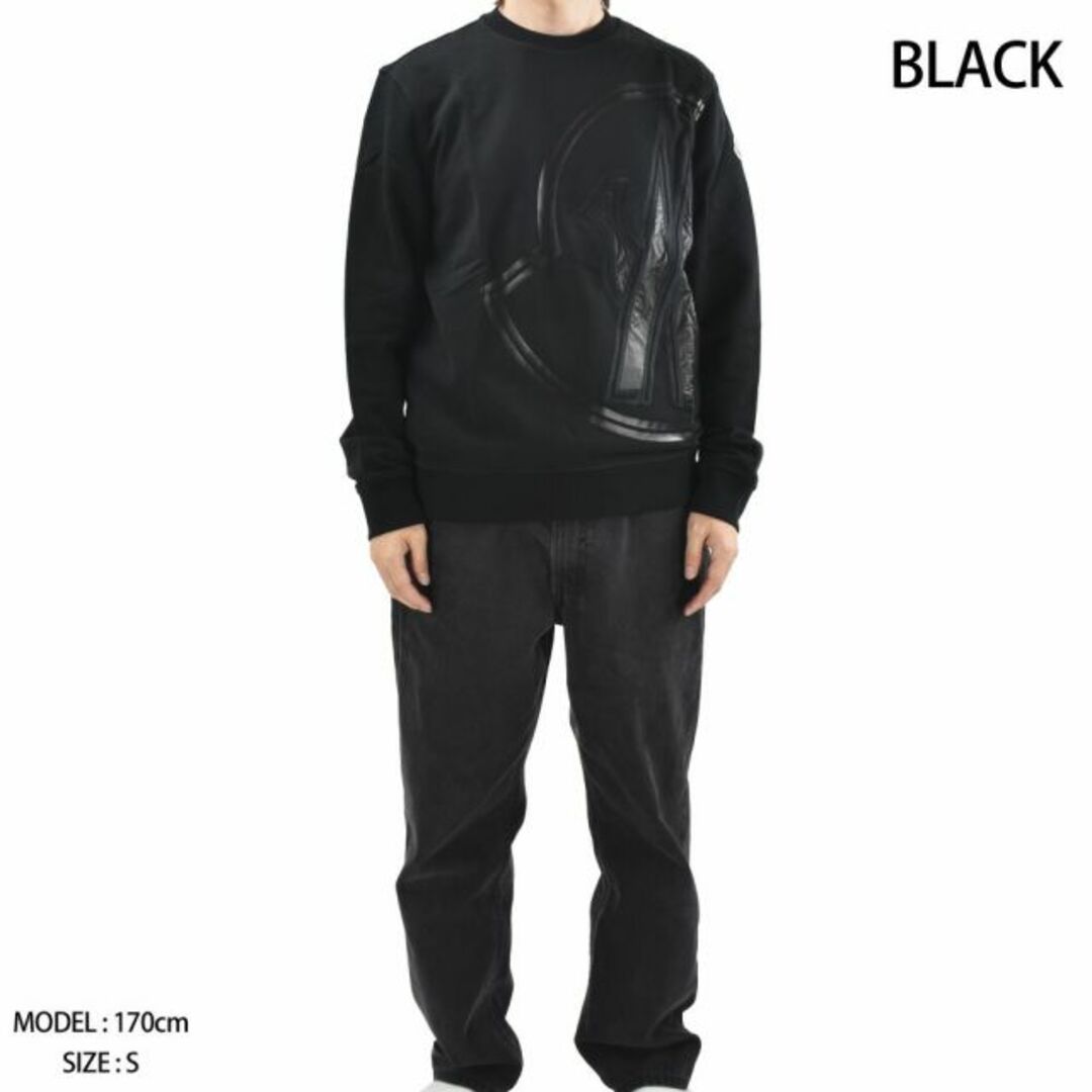 MONCLER(モンクレール)の【BLACK】モンクレール スウェット  メンズのトップス(スウェット)の商品写真