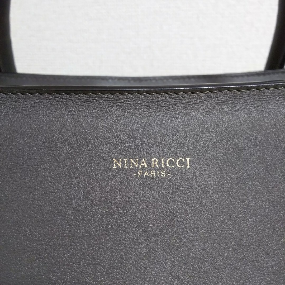 NINA RICCI☆マルシェバッグ 2WAY ハンドバッグ約31cmマチ