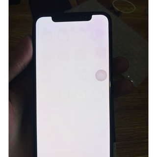 アイフォーン(iPhone)のIphone x フロントパネル 純正品 ジャンク品(その他)