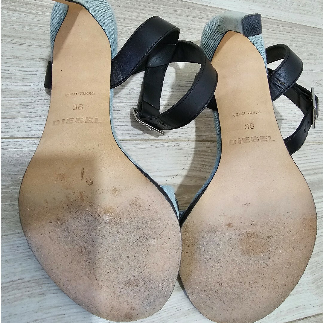 DIESEL - DIESEL デニム サンダル 38の通販 by marie's shop DIESEL - DIESEL デニム サンダル 38の通販 by marie's shop