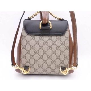 Gucci - グッチ GUCCI リュック GGスプリーム PVC/レザー ベージュ ...