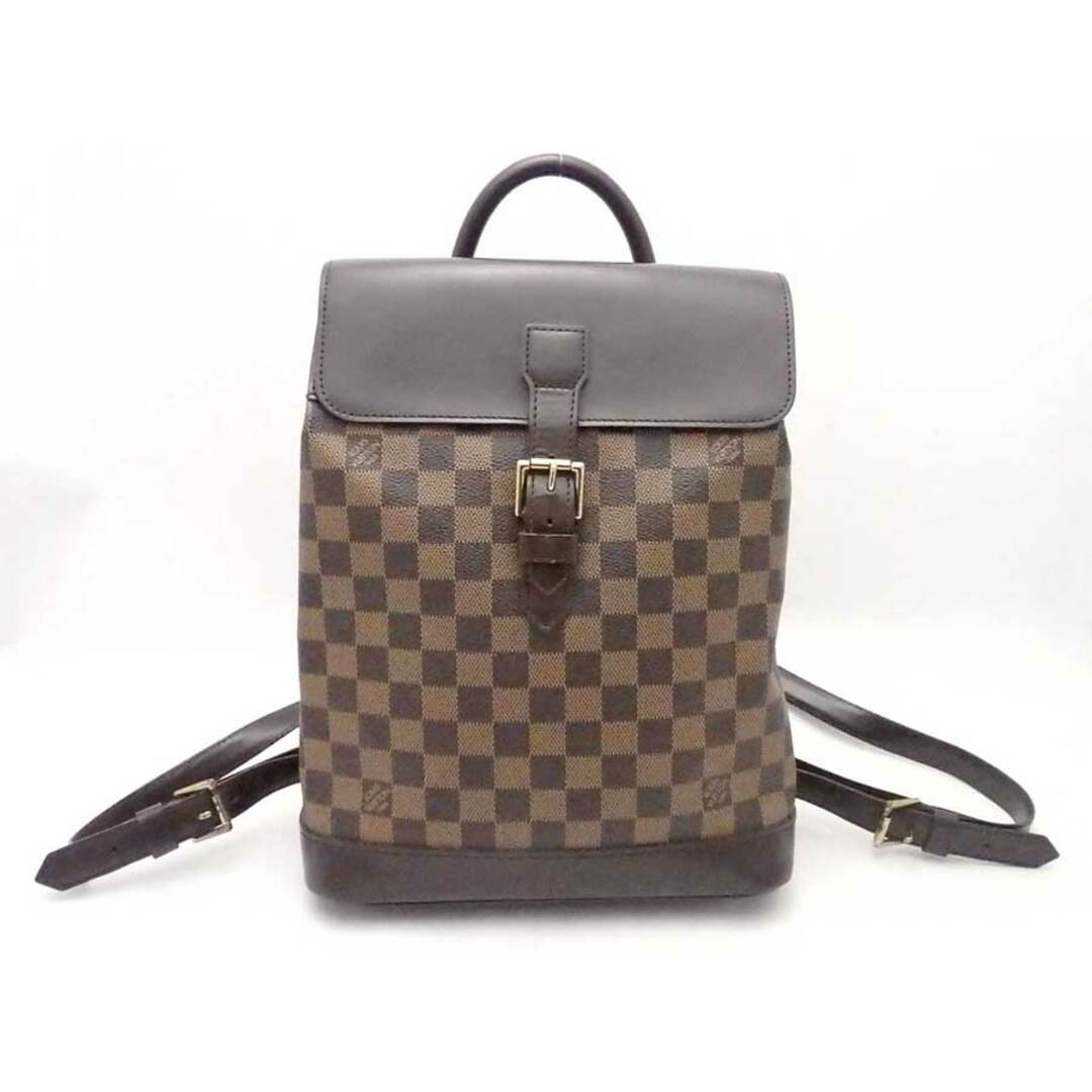 TH0044ルイ ヴィトン LOUIS VUITTON リュック ダミエ エベヌ ソーホー ダミエキャンバス ブラウン ユニセックス N51132 送料無料 e54548a