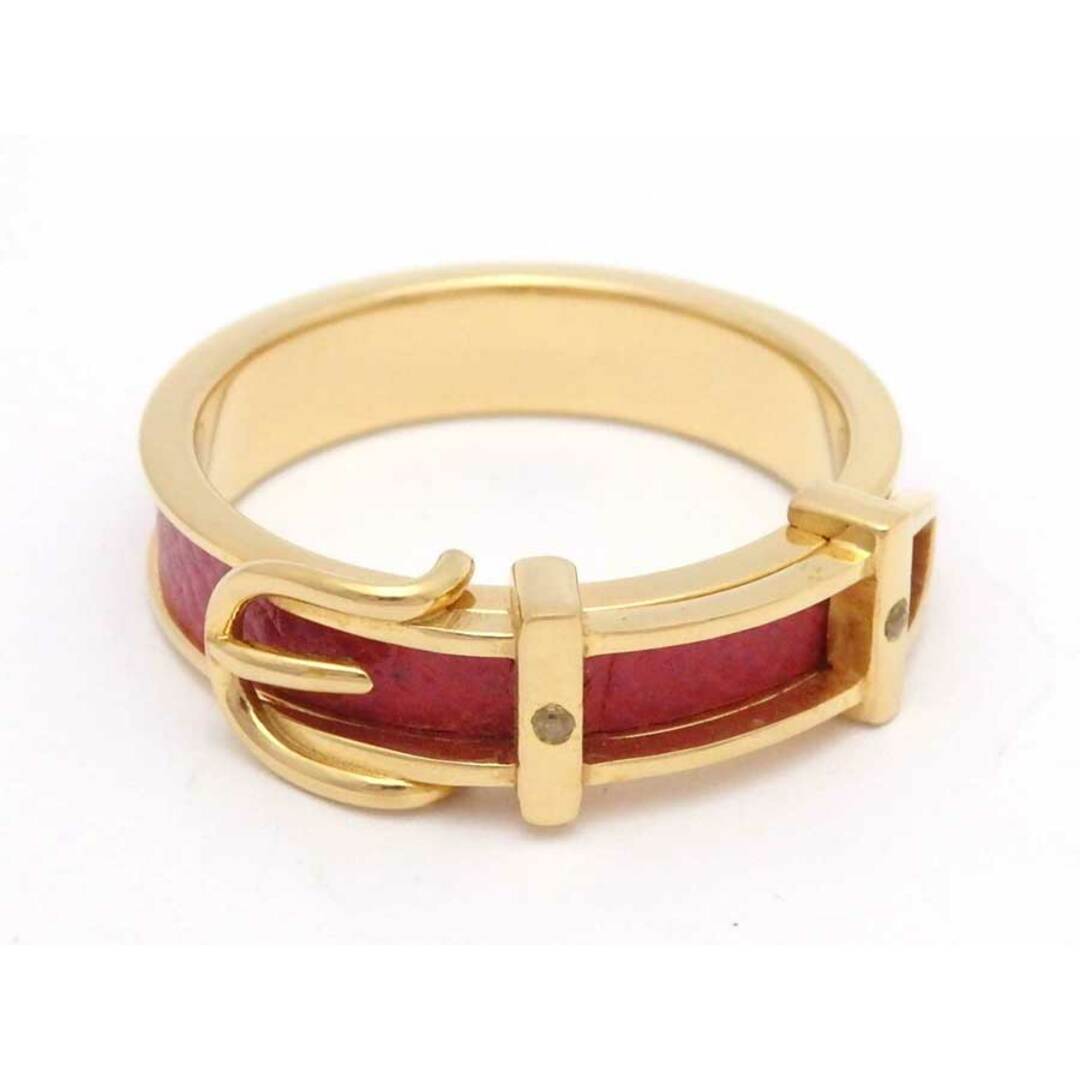 Hermes - エルメス HERMES スカーフリング ベルトモチーフ メタル