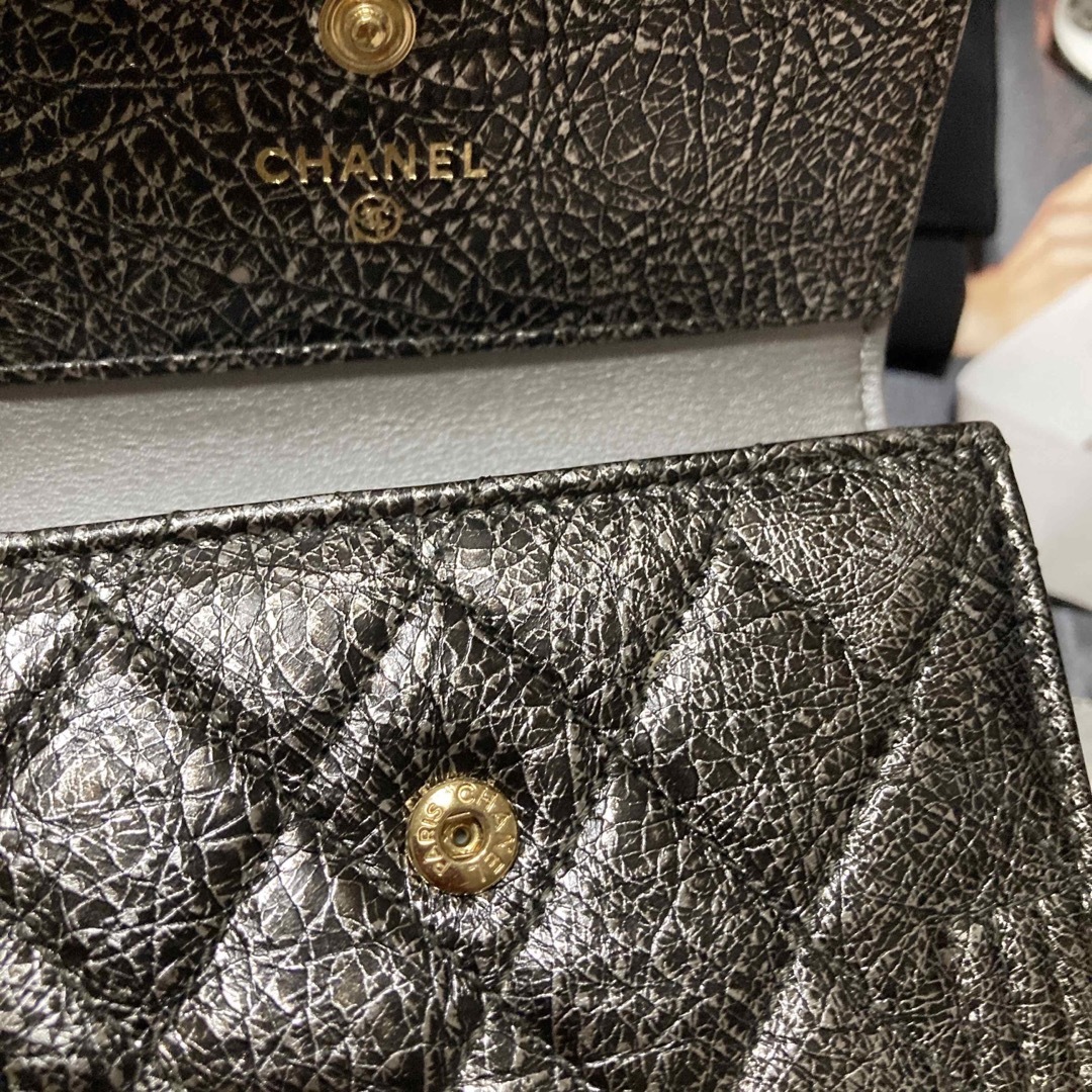 超美品☆カッコいい☆CHANEL☆ボーイ☆二つ折り財布☆ウォレット☆