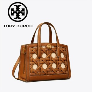 トリーバーチ(Tory Burch)の☆新品☆TORY BURCH ウォーカー バスケット マイクロ サッチェル(ハンドバッグ)