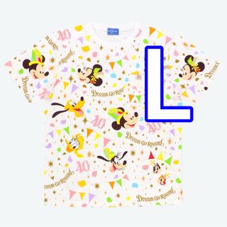 Disney - ディズニーリゾート 40周年 ドリームゴーラウンド Tシャツ L