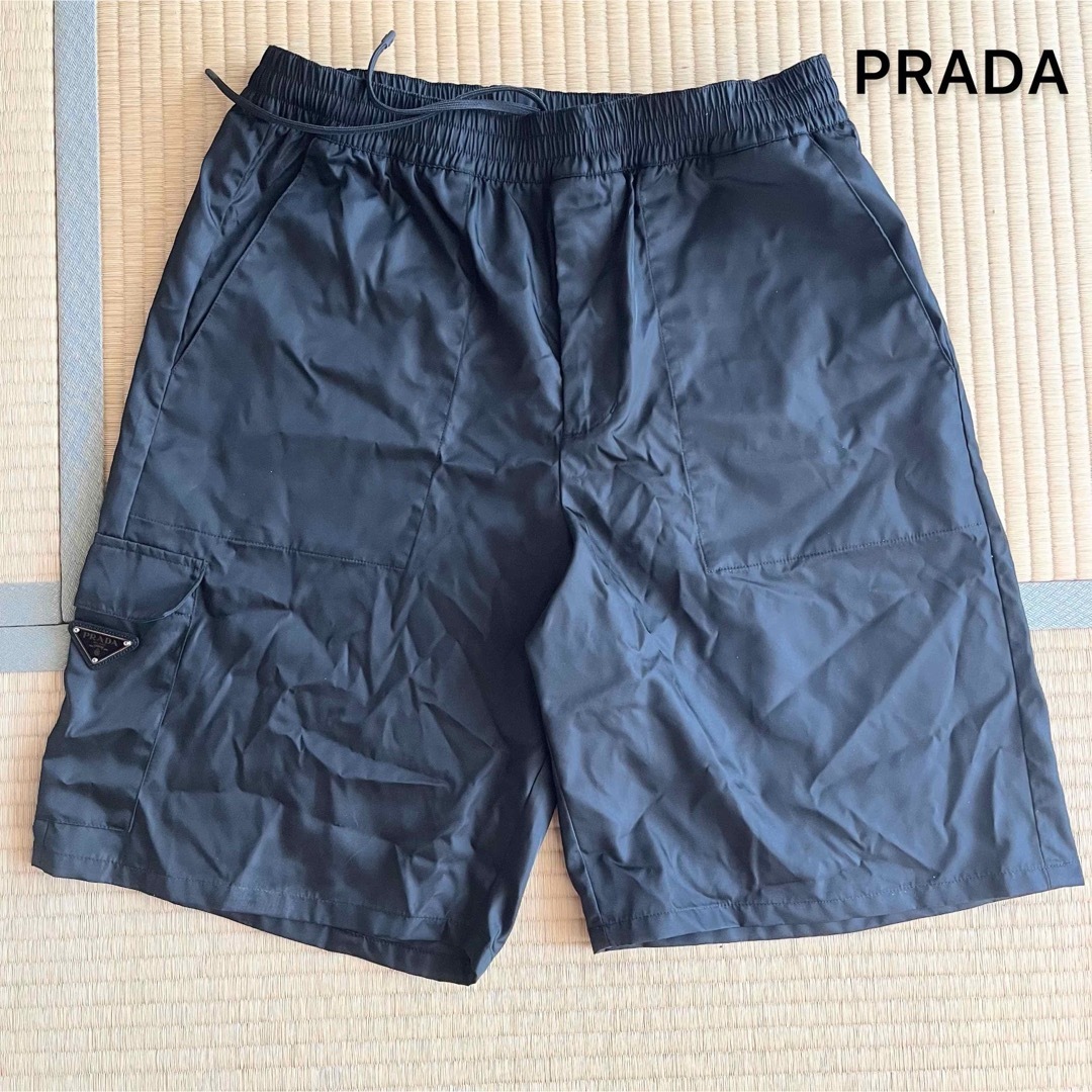 【美品】PRADA プラダ ナイロン　ハーフパンツ　ショートパンツ　半ズボンショートパンツ