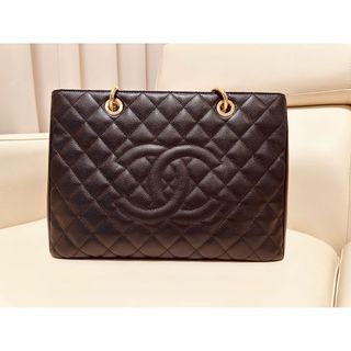 シャネル(CHANEL)の【美品】シャネル キャビアスキンバッグ(ハンドバッグ)