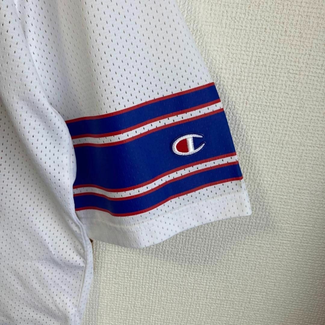 Champion - ☆ゲームシャツ チャンピオン プリント トリコロール