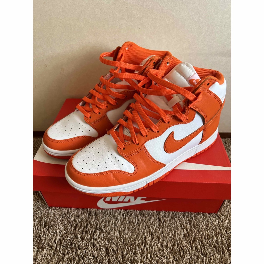 NIKE - Nike Dunk High Orange Blaze オレンジブレーズ 27㎝の通販 by ... ナイキ ダンク ORANGE BLAZE 27㎝