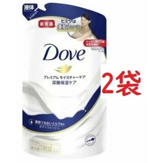 ダヴ(Dove（Unilever）)のダヴ ボディウォッシュ プレミアム モイスチャーケア つめかえ用 360g*2袋(シャンプー)