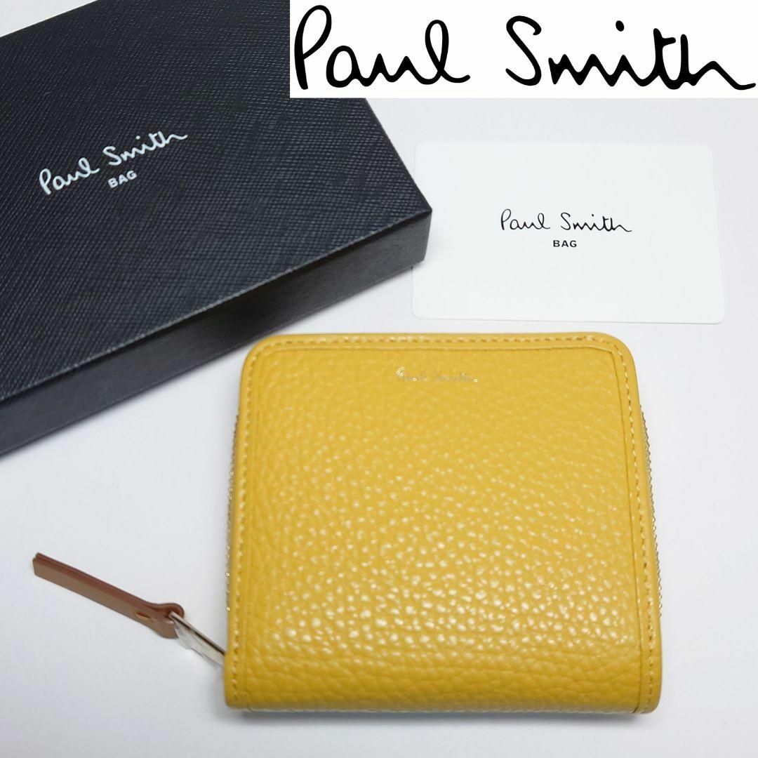Paul Smith - 【新品未使用】ポールスミス 二つ折り財布513 イエローの