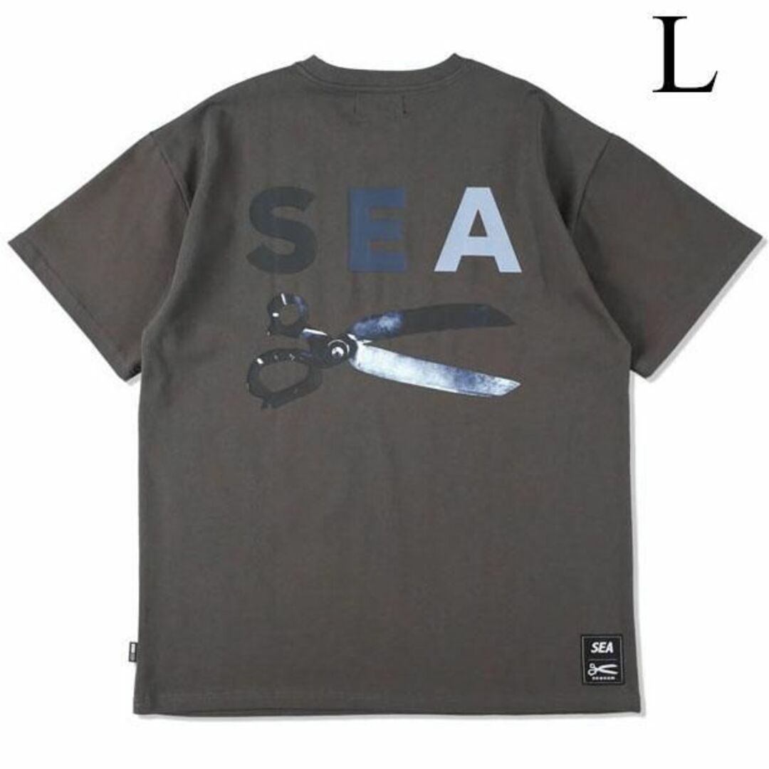 デンハムL　グレー　DENHAM x WDS RAZOR TEE　新品