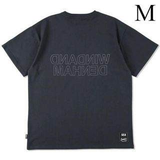 ウィンダンシー(WIND AND SEA)のM　ネイビー　DENHAM x WDS POCKET TEE　新品　ポケT(Tシャツ/カットソー(半袖/袖なし))