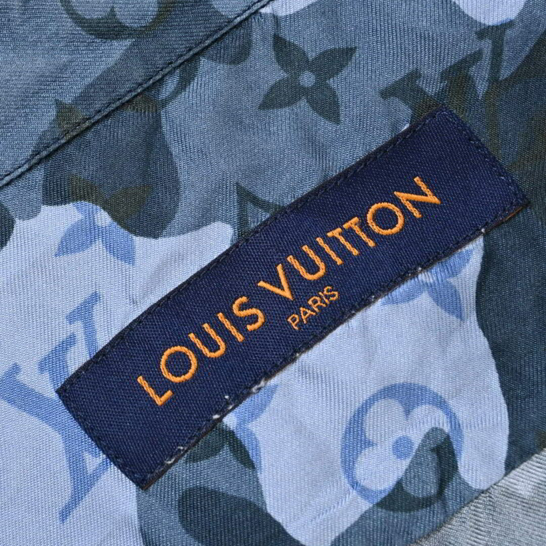 LOUIS VUITTON モノグラム カモフラ シルク シャツ