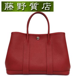 エルメス(Hermes)の（美品）エルメス HERMES ガーデンパーティTPM 30C ルージュピマン ネゴンダ D刻印 2019年 シルバー金具 8188(トートバッグ)