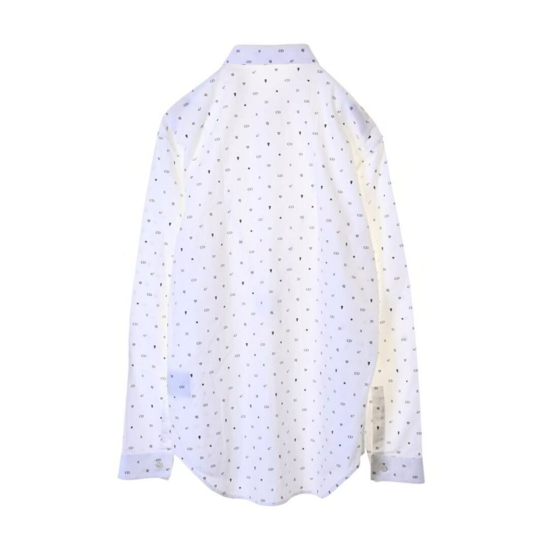 Dior HOMME CDロゴ プリント コットン ドレス シャツ