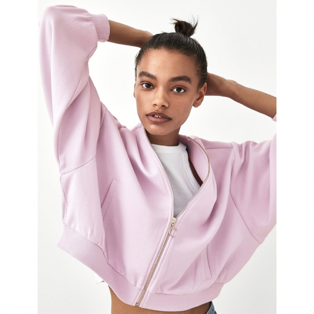 ZARA - 新品☆ZARA ザラ プラッシュボンバージャケット M Barbie ZARA - 新品☆ZARA ザラ プラッシュボンバージャケット M Barbie