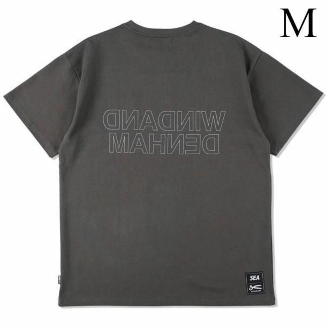 M　グレー　DENHAM x WDS POCKET TEE　新品　ポケT