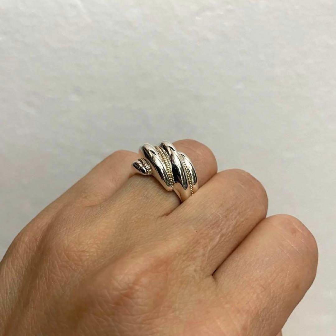 【美品】Tiffany ティファニー リング 指輪 シルバー 磨き処理済