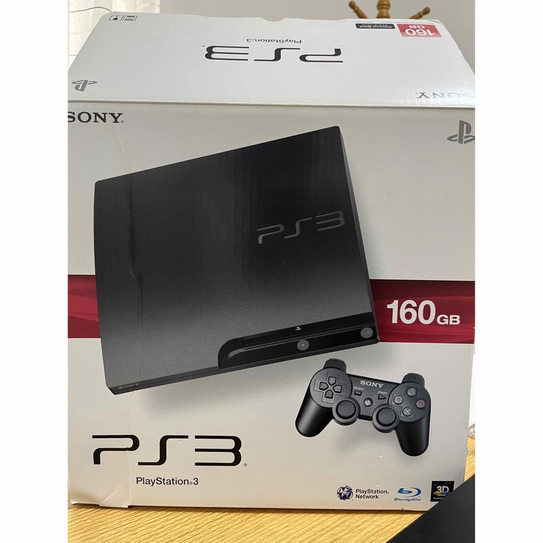 PlayStation3 - PS3 本体 CECH-3000A +コントローラー2個の通販 by ...