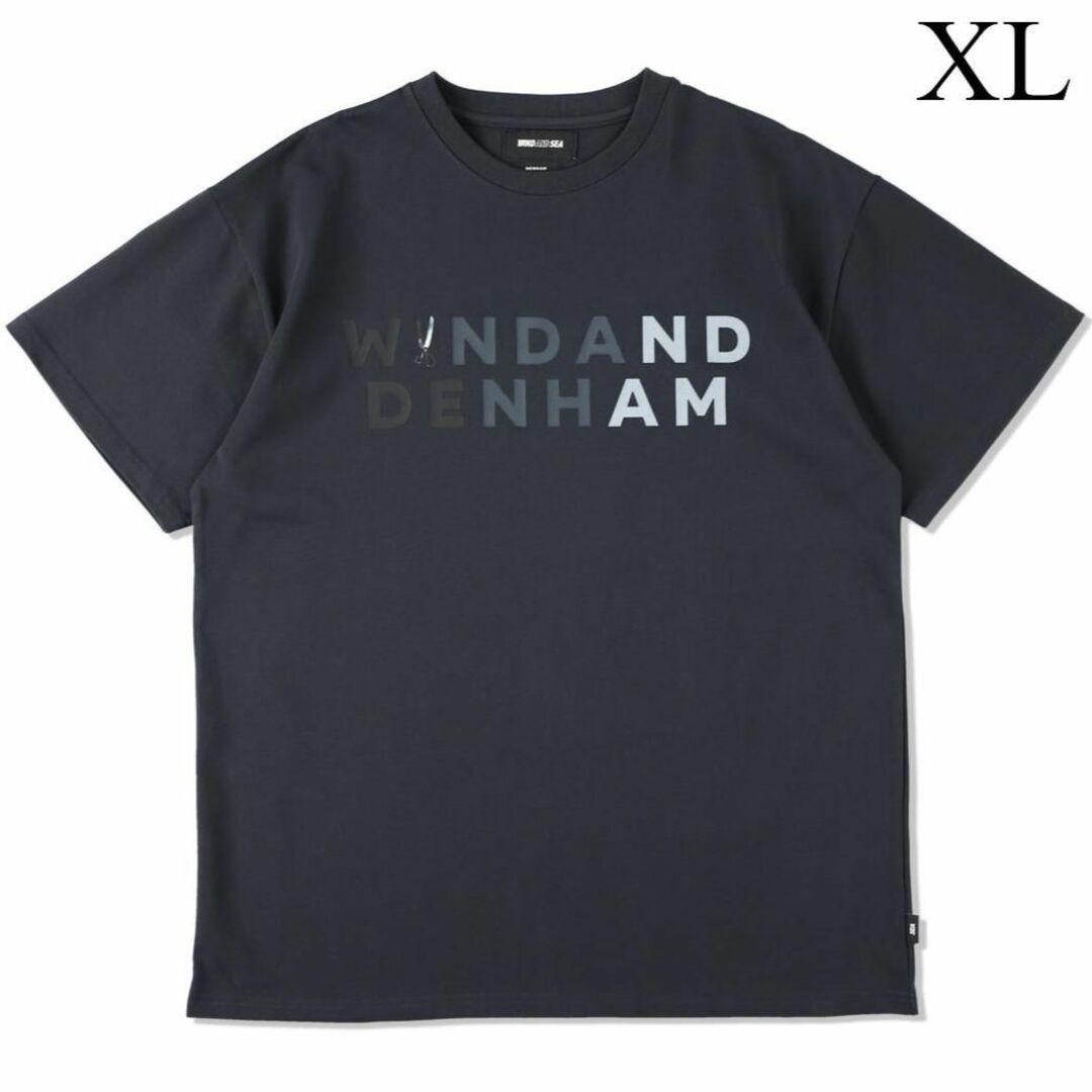 WIND AND SEA(ウィンダンシー)のXL ネイビー　DENHAM x WDS WIND AND DENHAM　新品 メンズのトップス(Tシャツ/カットソー(半袖/袖なし))の商品写真