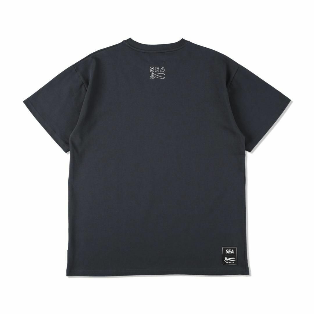 WIND AND SEA(ウィンダンシー)のXL ネイビー　DENHAM x WDS WIND AND DENHAM　新品 メンズのトップス(Tシャツ/カットソー(半袖/袖なし))の商品写真