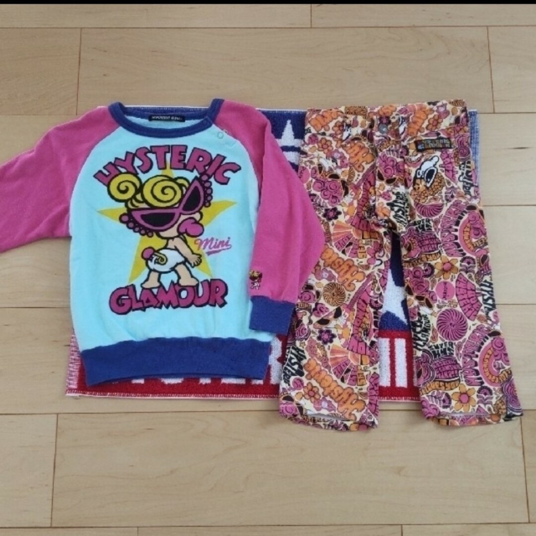 HYSTERIC MINI(ヒステリックミニ)のセット キッズ/ベビー/マタニティのキッズ服女の子用(90cm~)(パンツ/スパッツ)の商品写真